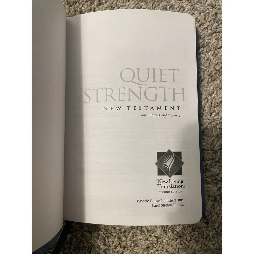 Quiet Strength New Testament Book Psalms Proverbs Softcover Tyndale